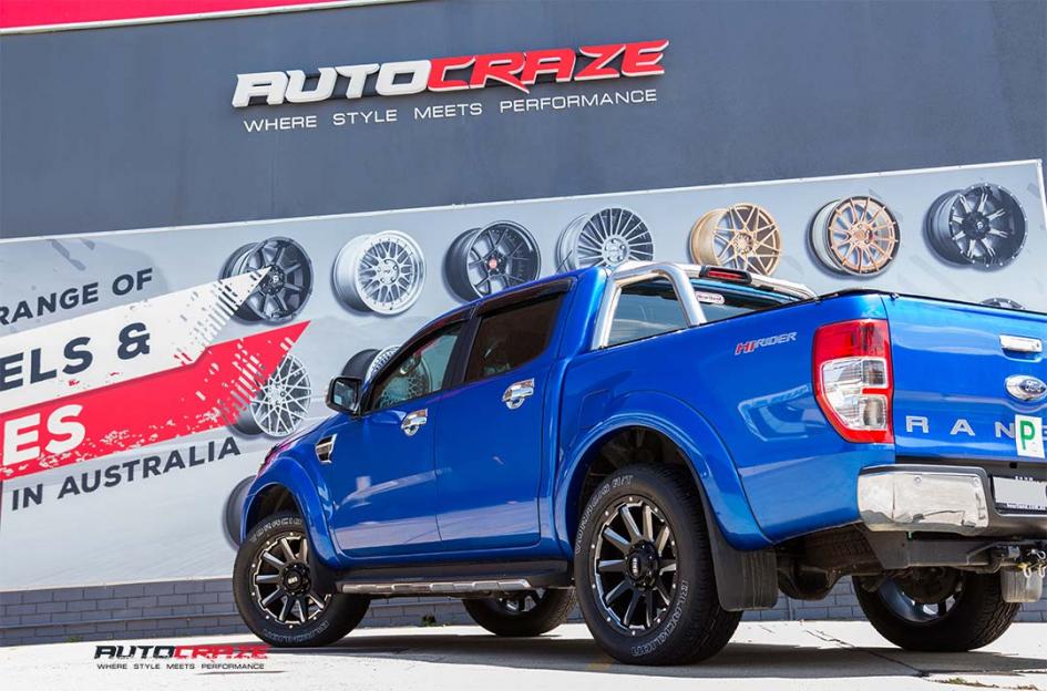 FORD RANGER GD05 MATTE BLACK MILLED ACCENTS