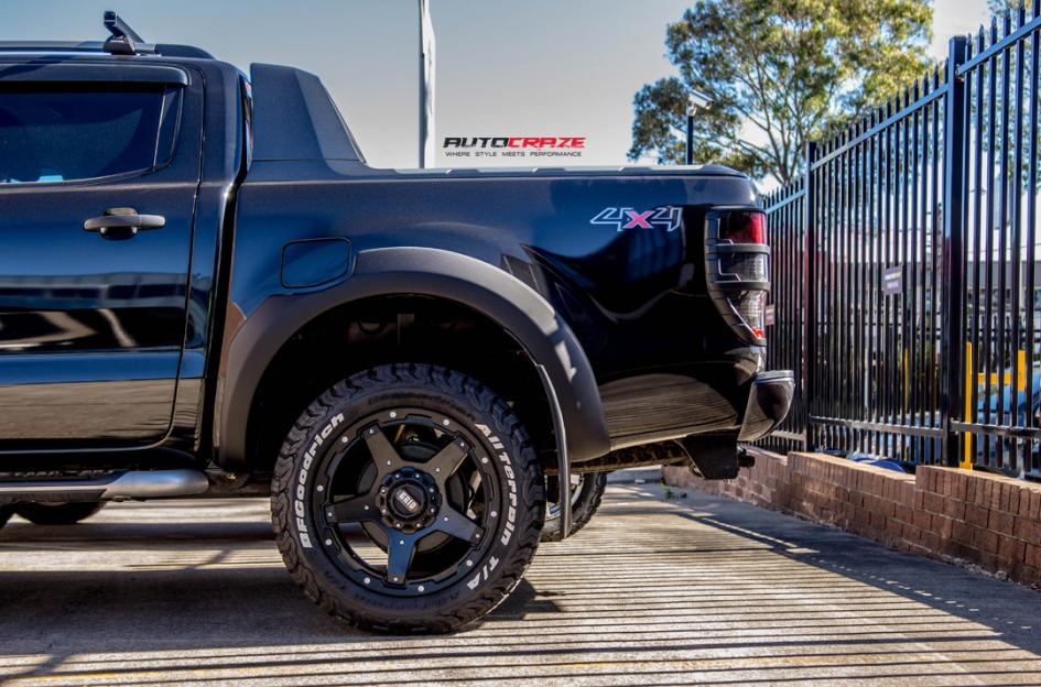 FORD RANGER GD04 MATTE BLACK