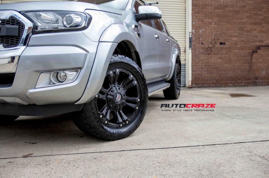 FORD RANGER MONSTER XD 2 MATTE BLACK 6