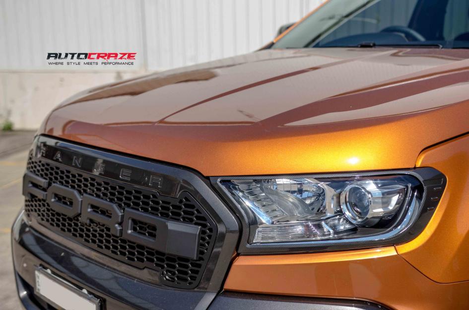 FORD RANGER CLEAVER GLOSS BLACK MILLED ACCENTS