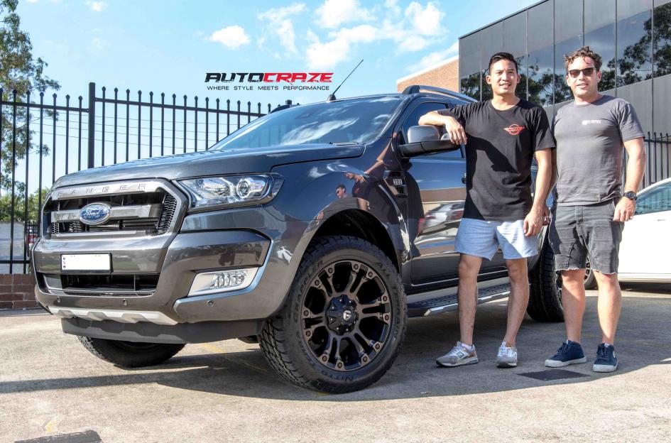 FORD-RANGER-VAPOR-BLACK-MACHINED-WITH-DARK-TINT
