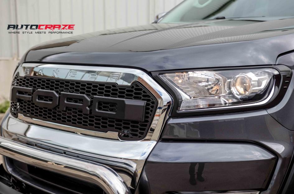 FORD RANGER ASSAULT GLOSS BLACK MILLED ACCENTS