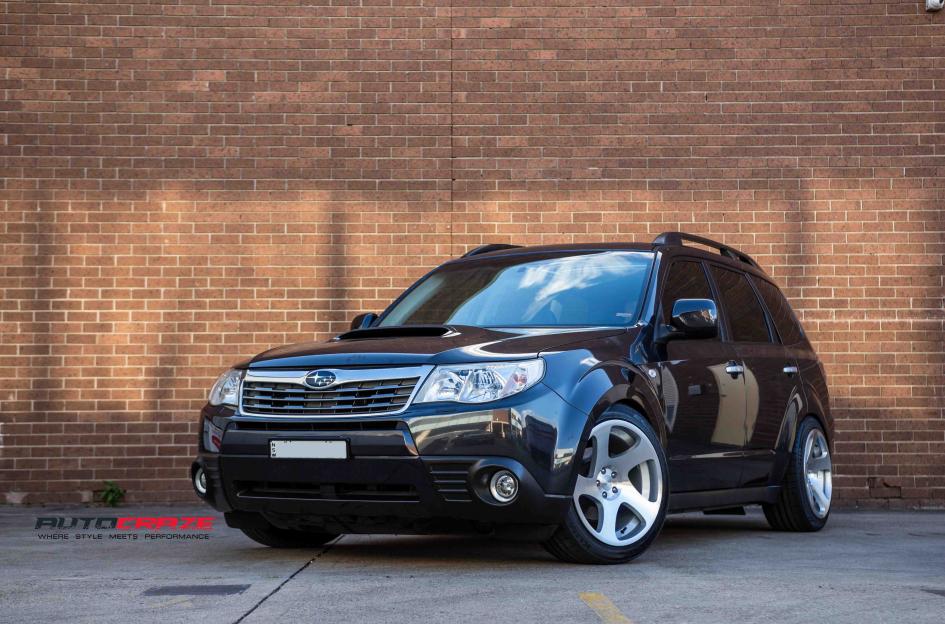 SUBARU FORESTER TMB SILVER MACHINED FACE