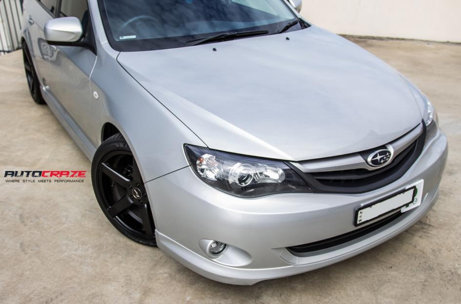 SUBARU IMPREZA R5 SATIN BLACK
