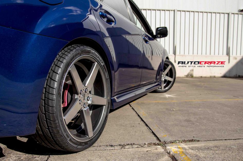 SUBARU LIBERTY SOCHI GUN METAL MACHINED FACE