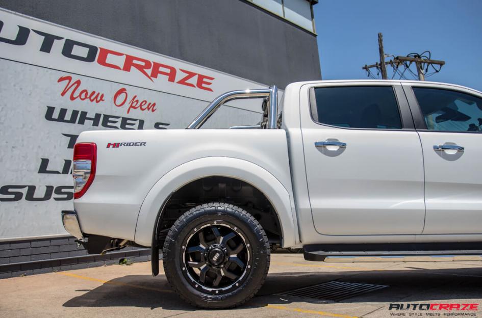 FORD RANGER GD07 MATTE BLACK MILLED