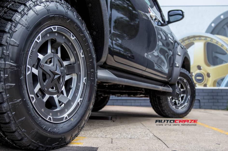 TOYOTA HILUX N80 4WD ROCKSTAR XD 3 MATTE BLACK MACHINED
