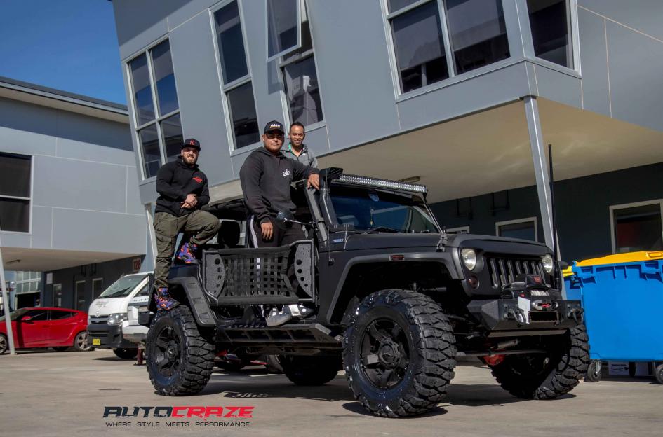 JEEP WRANGLER ROCKSTAR XD 2 MATTE BLACK
