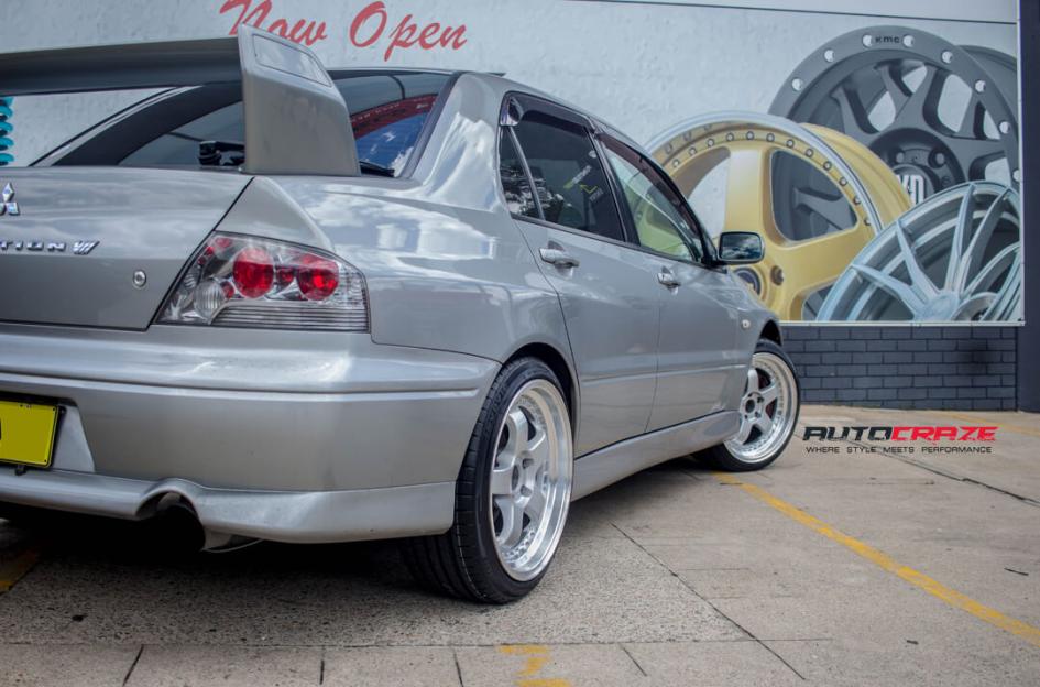 MITSUBISHI EVO RS1 SILVER MACHINED LIP