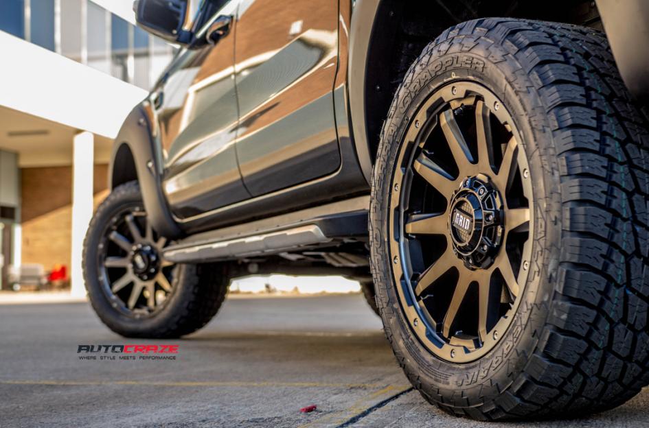 FORD RANGER GD05 BRONZE DARK TINT WITH MATTE BLACK 4