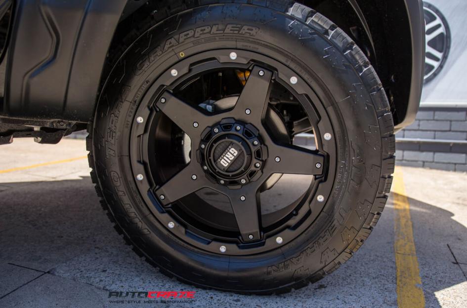 FORD RANGER GD04 MATTE BLACK