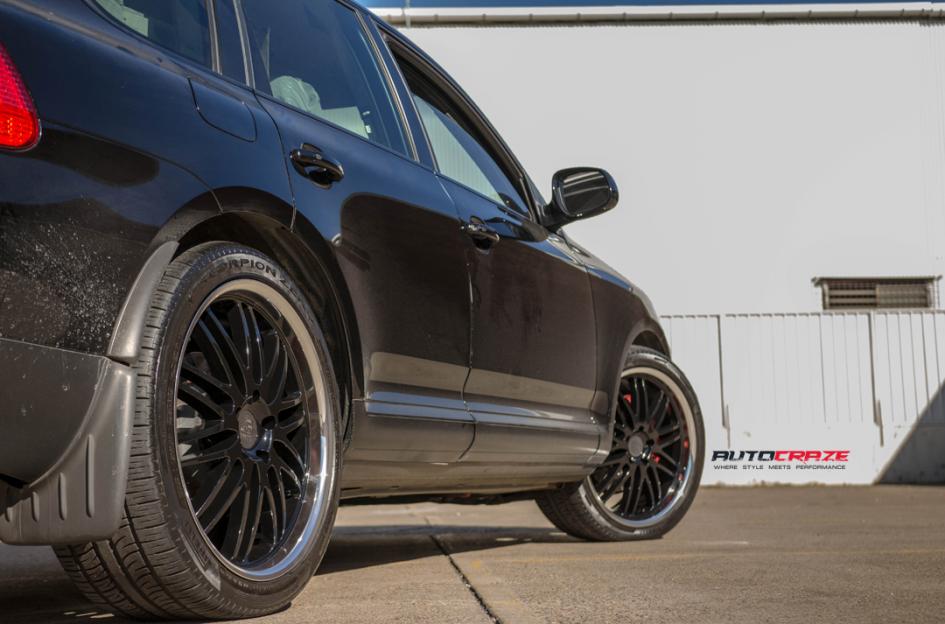 PORSCHE CAYENNE GEMBALLA LEMANS GLOSS BLACK POLISH LIP