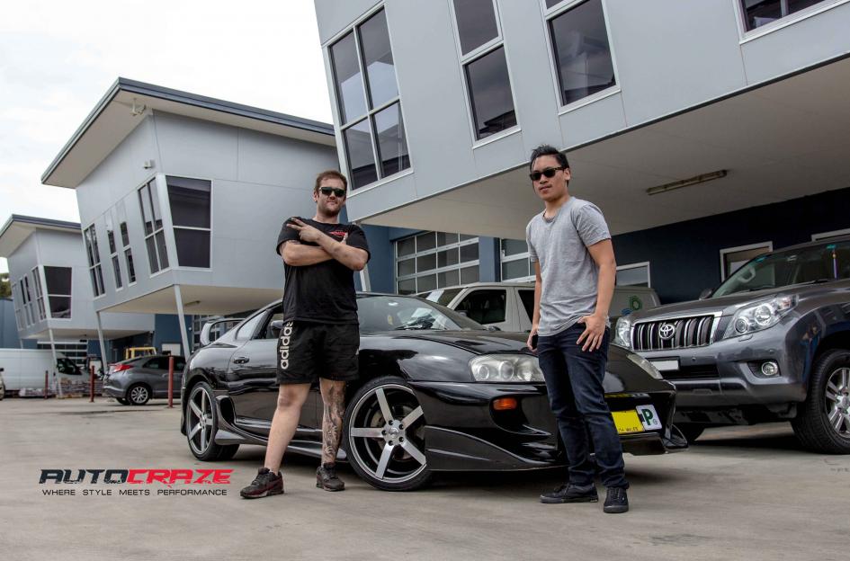 TOYOTA SUPRA STELLA2 FULL POLISH MATTE GUN METAL
