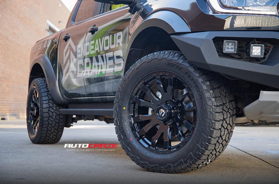 FORD RANGER RAPTOR BLITZ MATTE BLACK MACHINED DDT