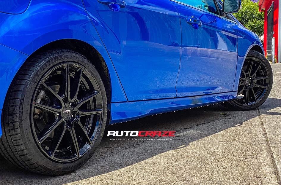 FORD FOCUS  5 STUD  VOSSO SATIN BLACK