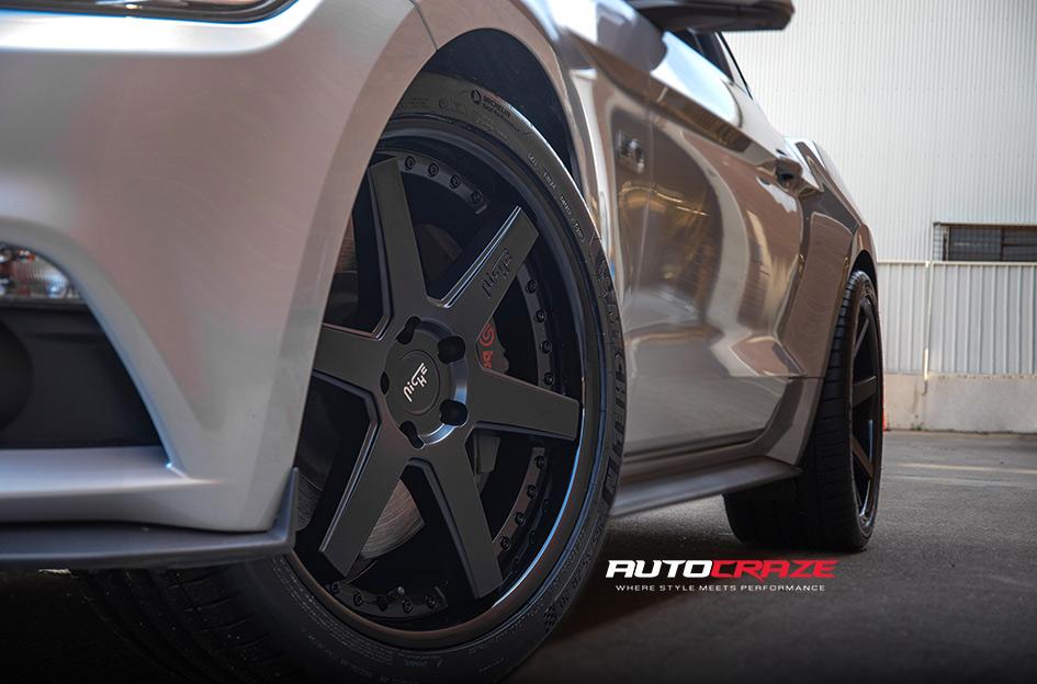 FORD MUSTANG ALTAIR MATTE BLACK WITH GLOSS BLACK LIP