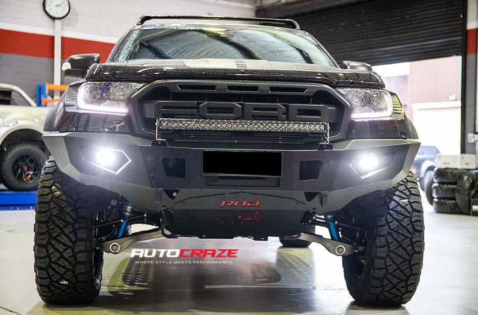 FORD RANGER RAPTOR MONSTER XD MATTE BLACK