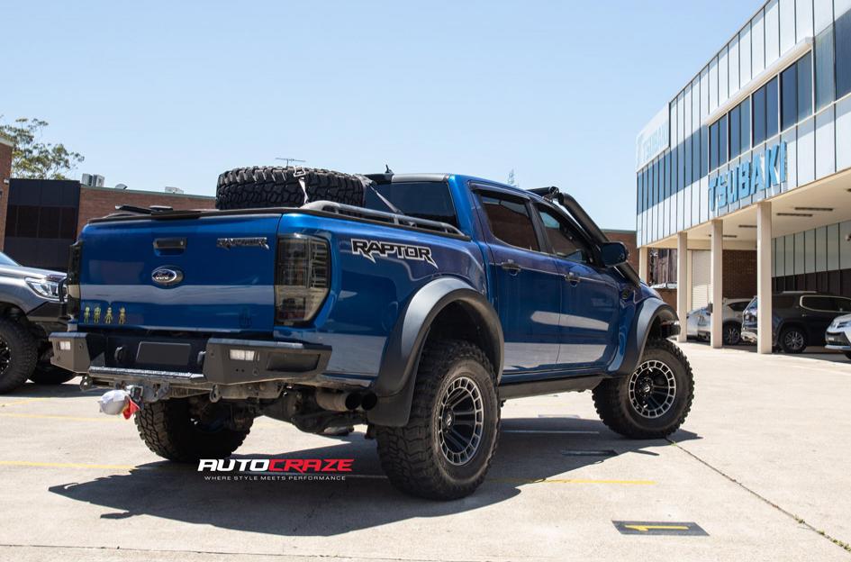 FORD RANGER RAPTOR HEATER MATTE BLACK MACHINED