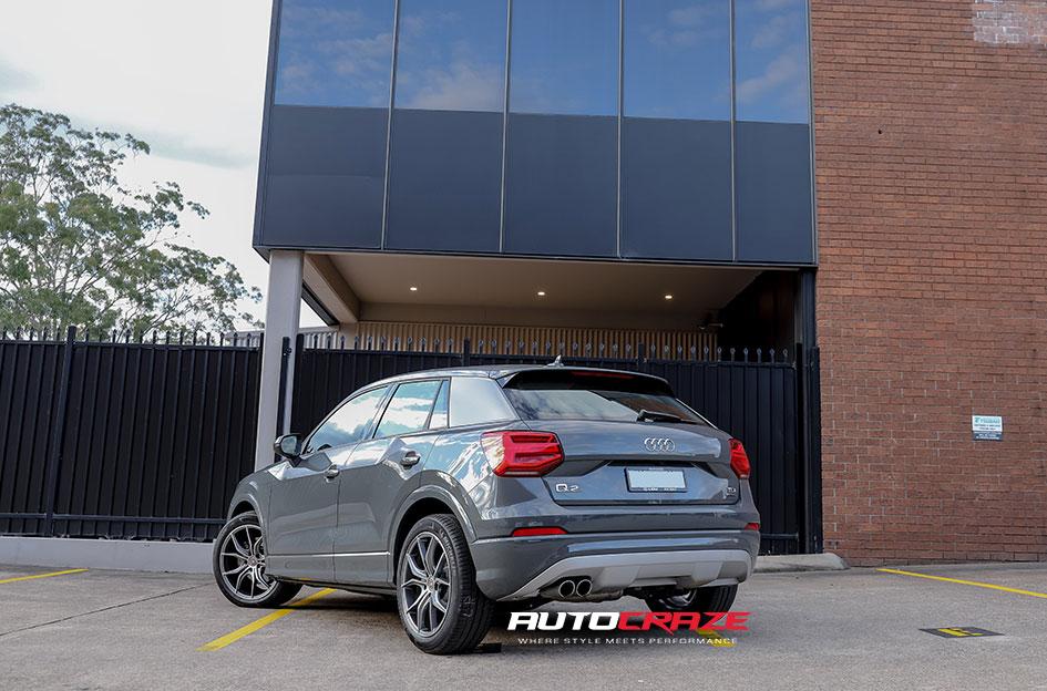 AUDI Q2 IFG 7 GUNMETAL MACHINED FACE