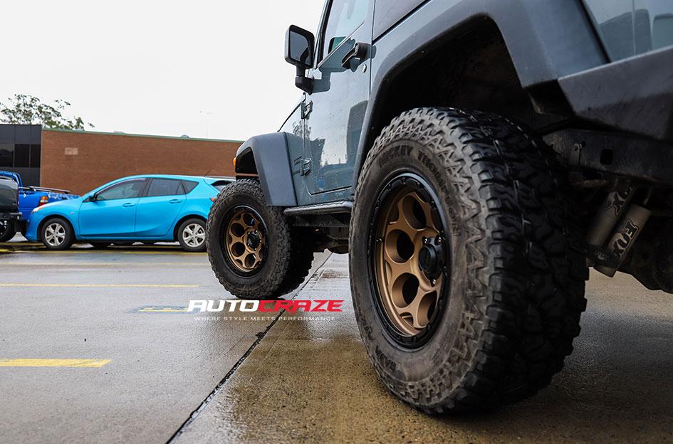 JEEP WRANGLER DIRTY HARRY MATTE BRONZE BLACK LIP