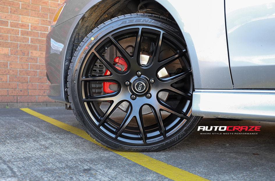 MITSUBISHI LANCER OX111 MATTE BLACK