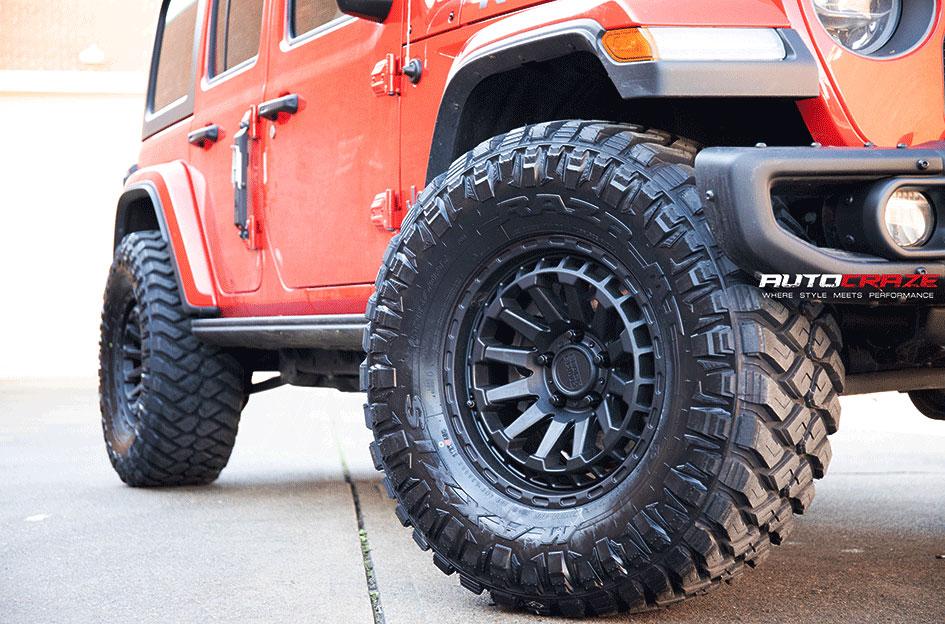 JEEP WRANGLER RAID MATTE BLACK