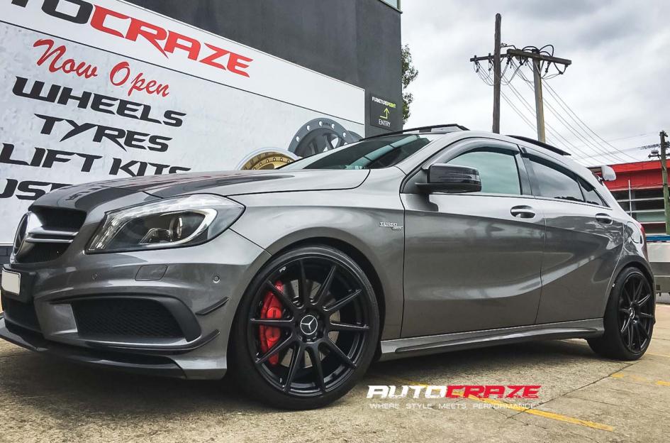MERCEDES-A45-AMG-ESSEN-SATIN-BLACK