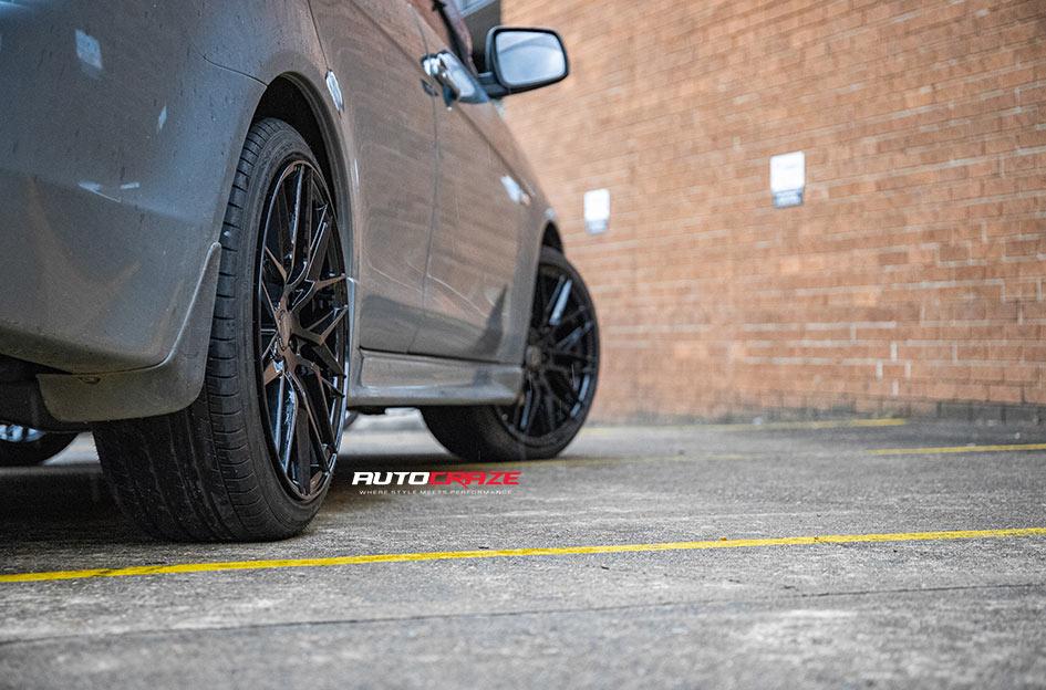 MITSUBISHI LANCER HOCKENHEIM GLOSS BLACK