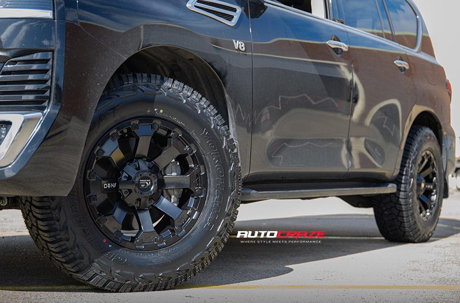 NISSAN PATROL AMBUSH MATTE BLACK