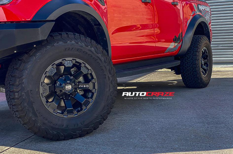 FORD RANGER RAPTOR AMBUSH MATTE BLACK