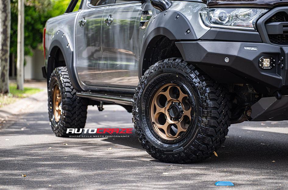 FORD RANGER DIRTY HARRY MATTE BRONZE BLACK LIP