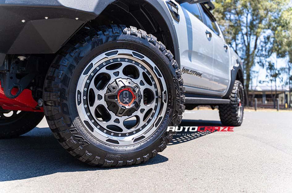 FORD RANGER DEMODOG XD SATIN BLACK GREY TINTED CLEAR COAT