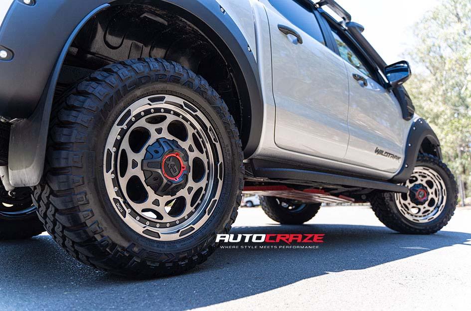 FORD RANGER DEMODOG XD SATIN BLACK GREY TINTED CLEAR COAT