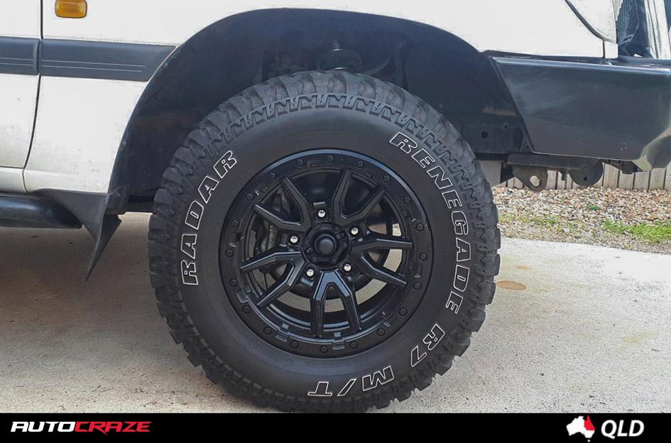 TOYOTA LANDCRUISER REBEL MATTE BLACK