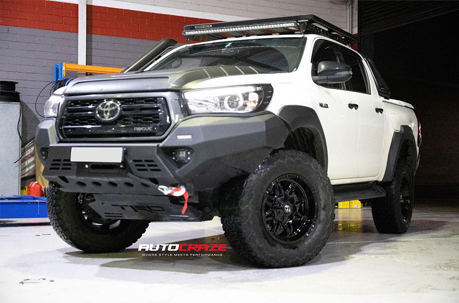 TOYOTA HILUX N80 4WD FUEL HOSTAGE GLOSS BLACK 