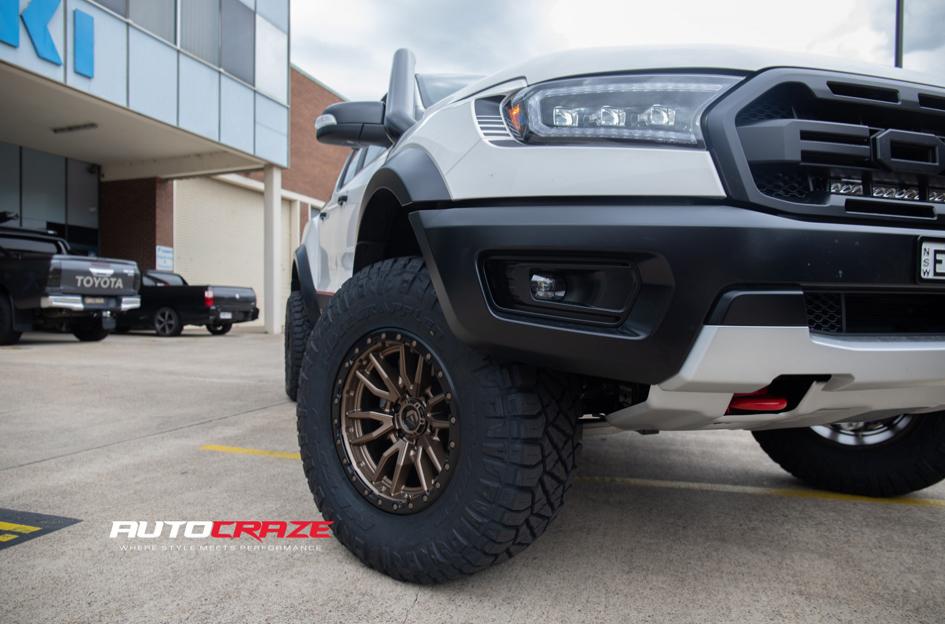 FORD RANGER RAPTOR REBEL MATTE BRONZE BLACK LIP