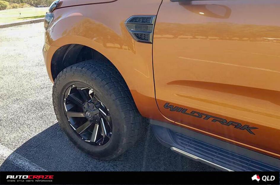 FORD RANGER RAZOR MATTE BLACK MILLED ACCENTS