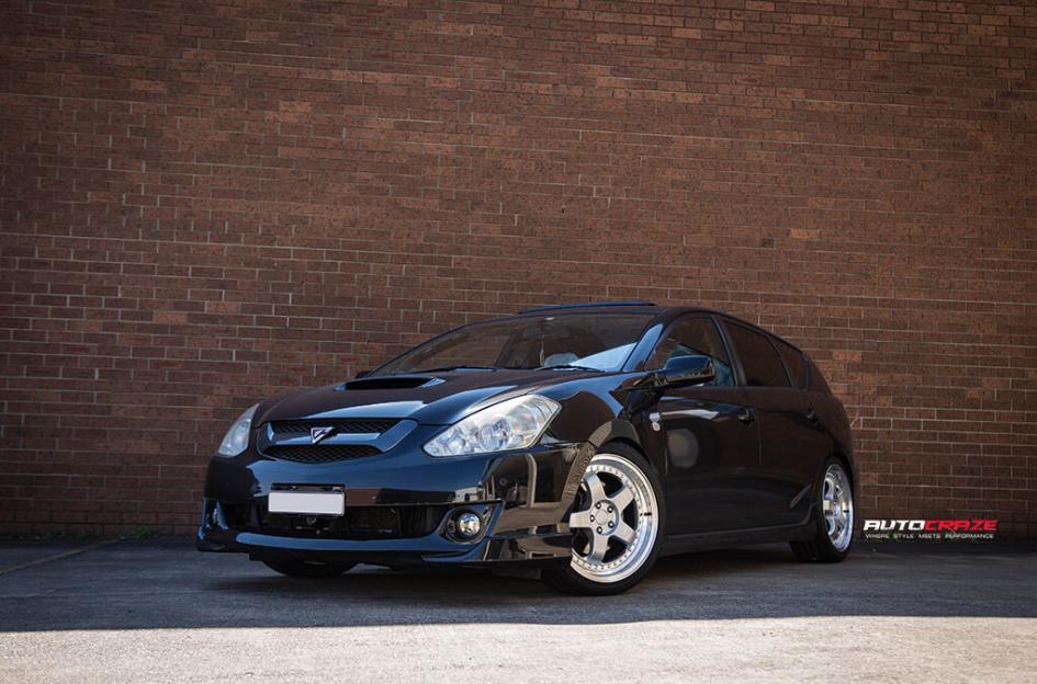 TOYOTA CALDINA RS1 SILVER MACHINED LIP