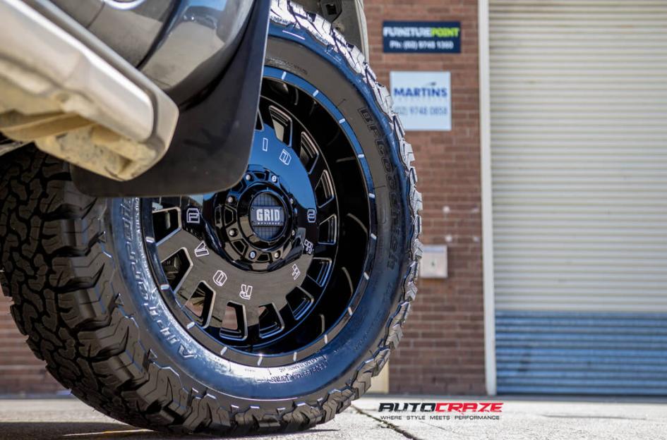 FORD RANGER GD03 GLOSS BLACK MILLED ACCENTS