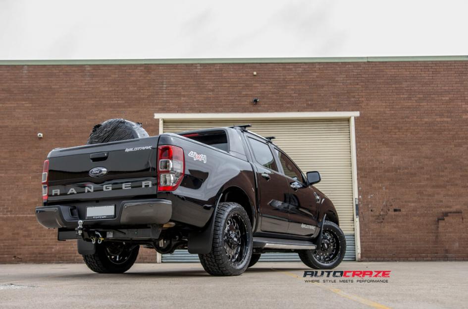 FORD RANGER GD03 GLOSS BLACK MILLED ACCENTS