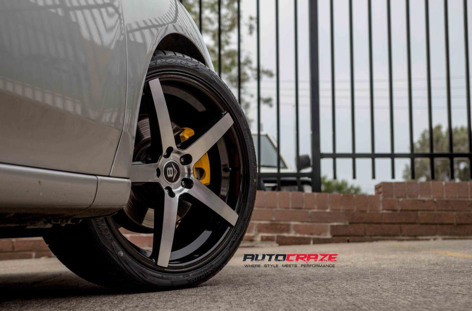 HONDA ACCORD RACER BLACK MACHINED FACE