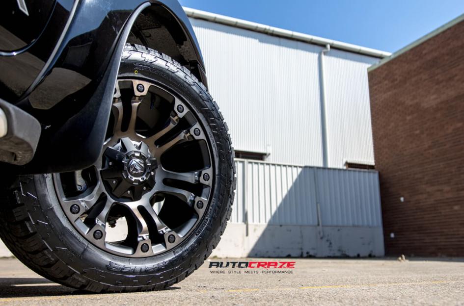 FORD-RANGER-VAPOR-BLACK-MACHINED-WITH-DARK-TINT