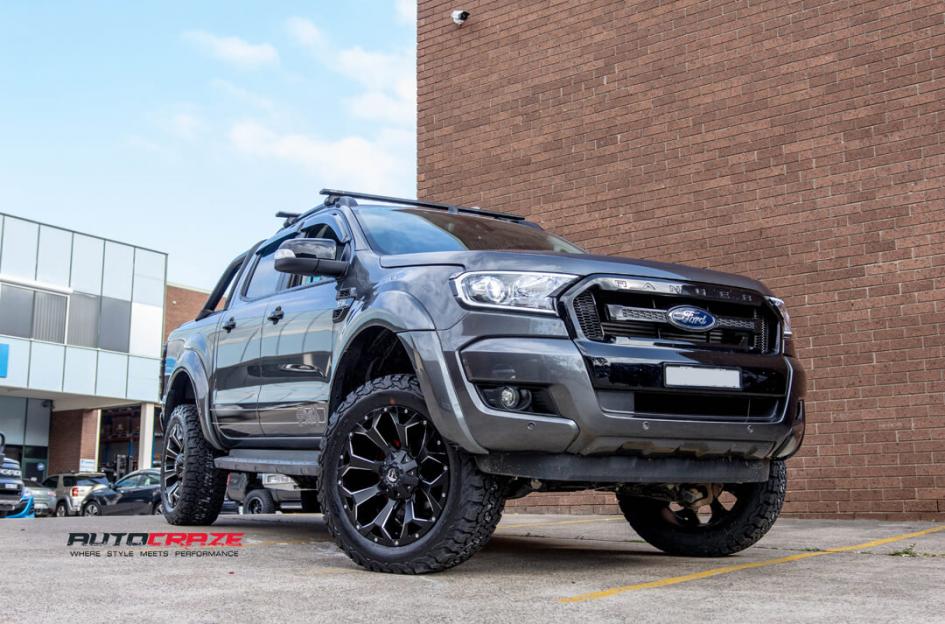 FORD RANGER ASSAULT GLOSS BLACK MILLED ACCENTS