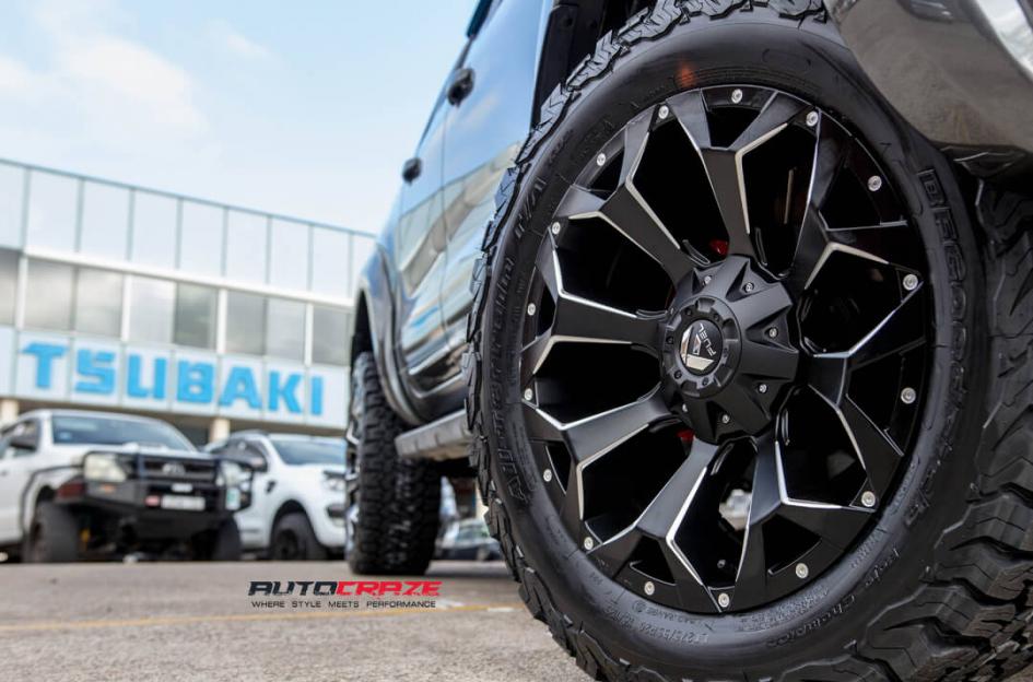FORD RANGER ASSAULT GLOSS BLACK MILLED ACCENTS