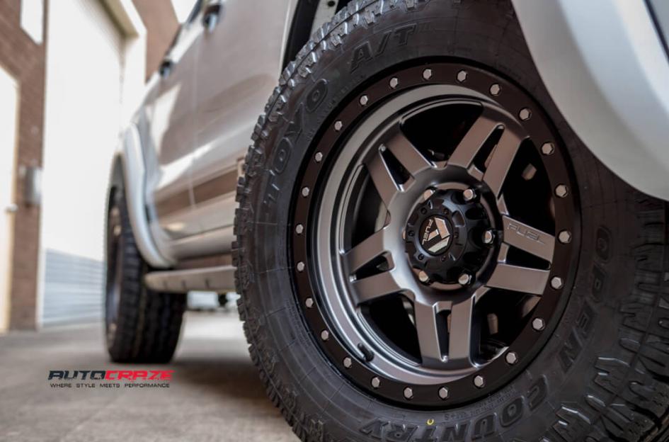 FORD RANGER ANZA MATTE ANTHRACITE WITH BLACK RING