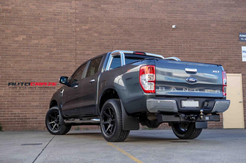 FORD RANGER AVALANCHE MATTE BLACK MILLED FONT 3