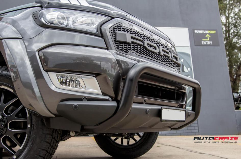 FORD RANGER GD02 MATTE BLACK MILLED ACCENTS