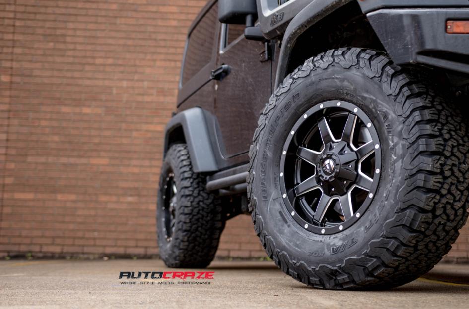 JEEP WRANGLER MAVERICK GLOSS BLACK MILLED ACCENTS