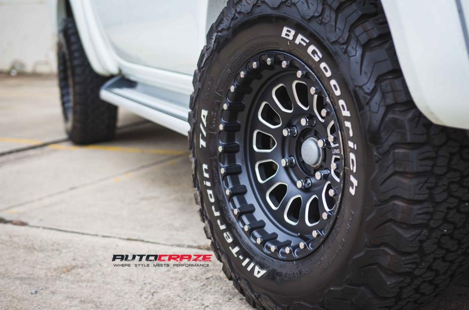 MITSUBISHI TRITON MAX MONSTER MATTE BLACK WITH CHAMFER
