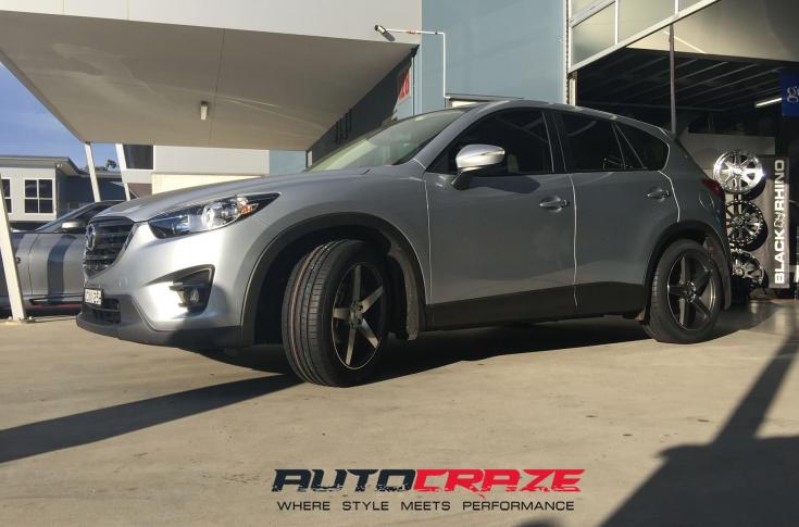 MAZDA CX5 SOCHI GUN METAL MACHINED FACE